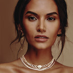 HAILEY - Round Cut Tennis Necklace