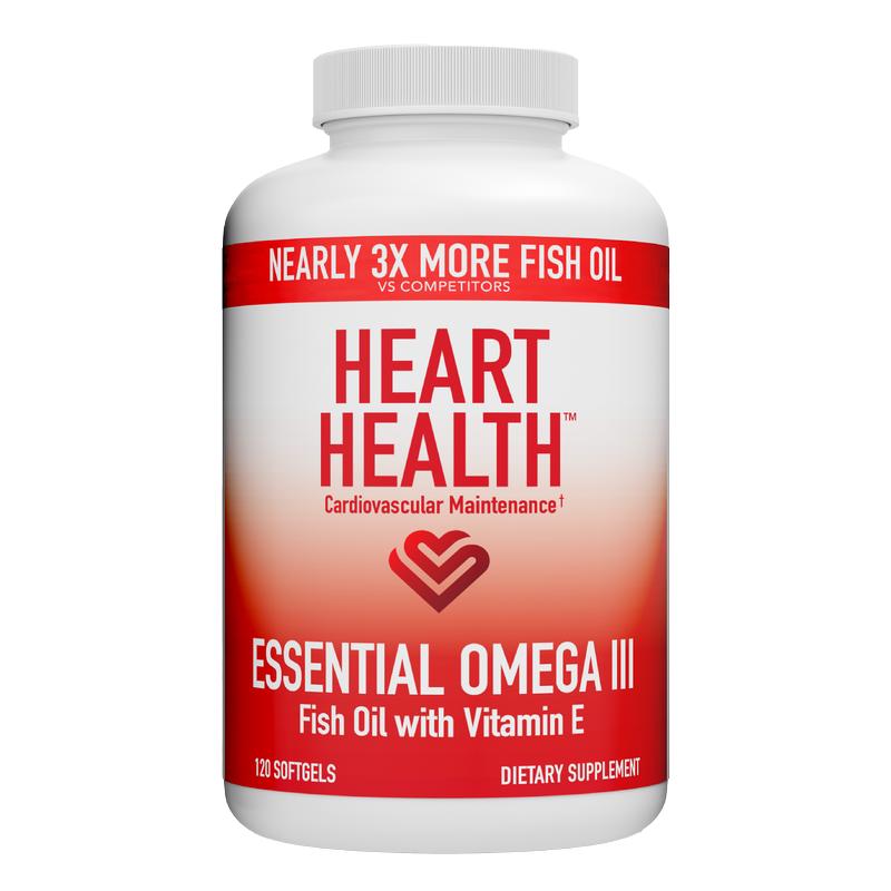 Heart Health易善魚油維生素E膠囊食品