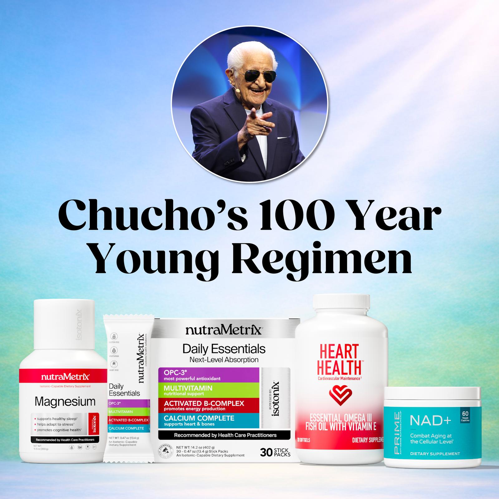 Chucho's 100 Years Young Regimen