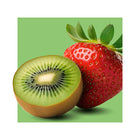 image of a strawberry with a kiwi