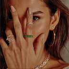 ADRIENNE - Spiraled Baguette Ring