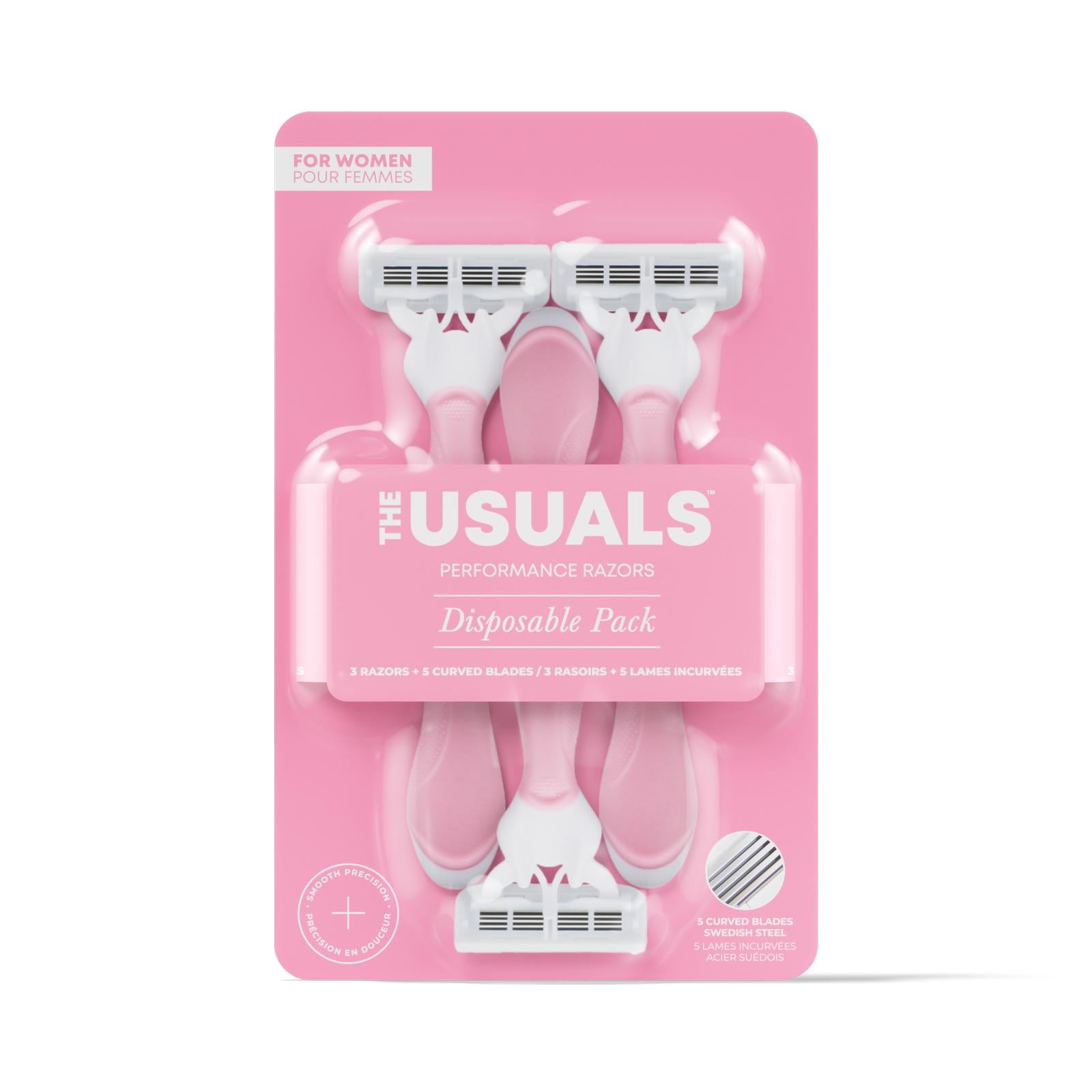 The Usuals™ Performance Razors Disposable Pack for Women