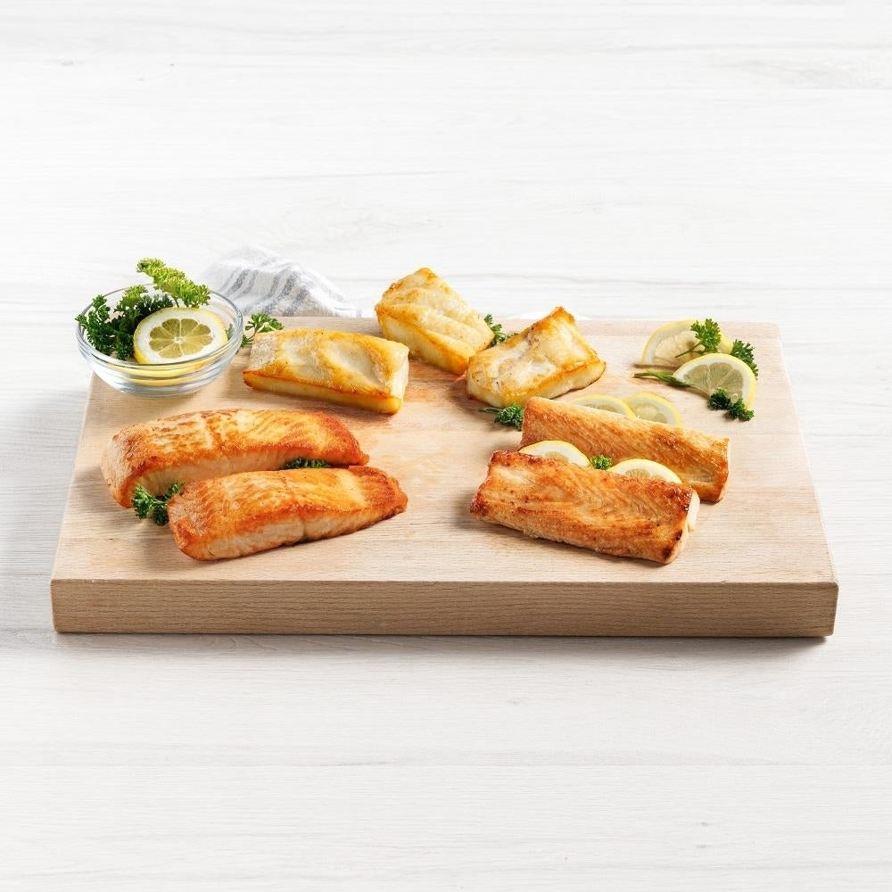 Rastelli's Seafood Trio: Salmon, Mahi, Sea Bass