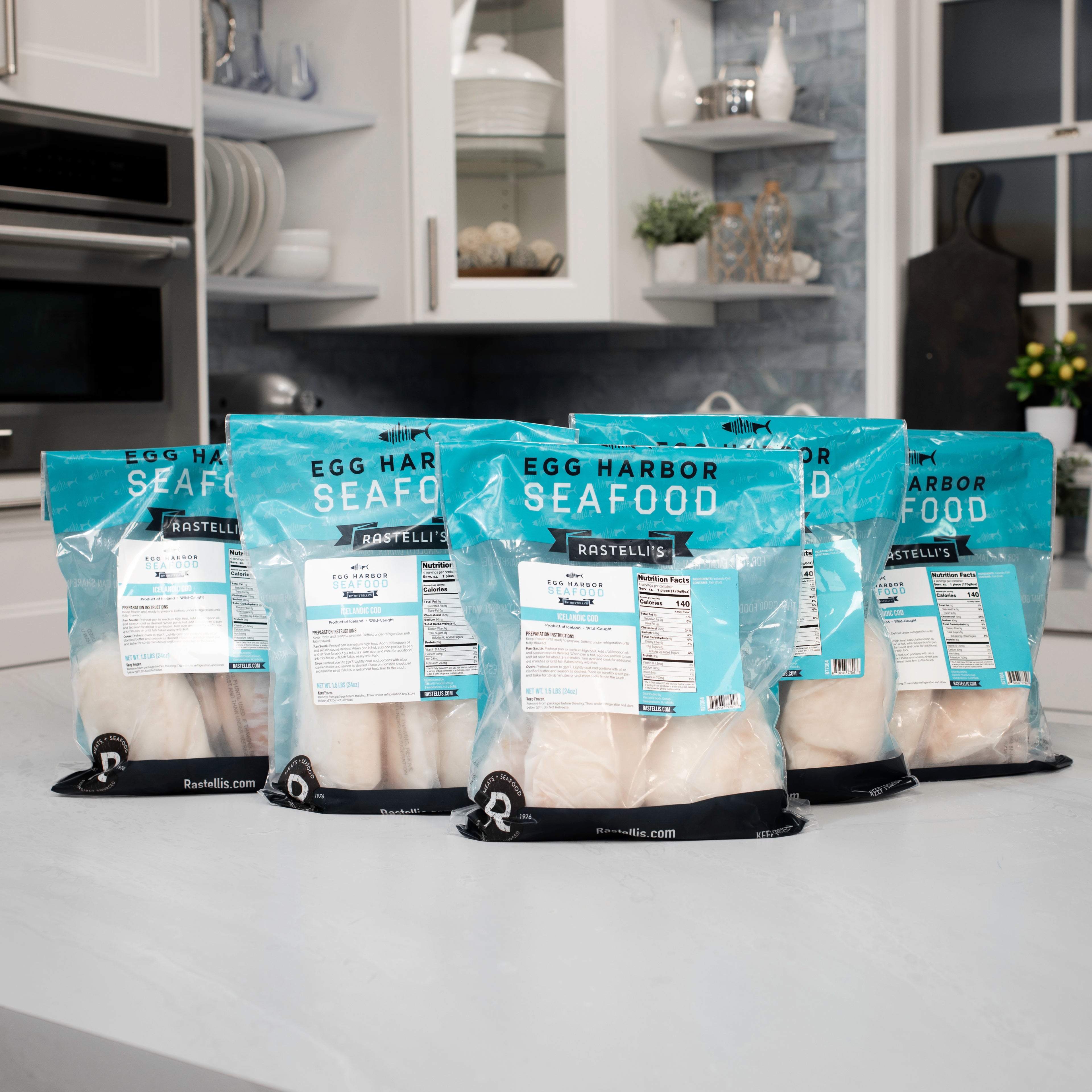 Rastelli's Wild-Caught Icelandic Cod Fillets