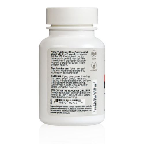nutraMetrix® Prime™ Astaxanthin Cardio and Visual Vitality Formula