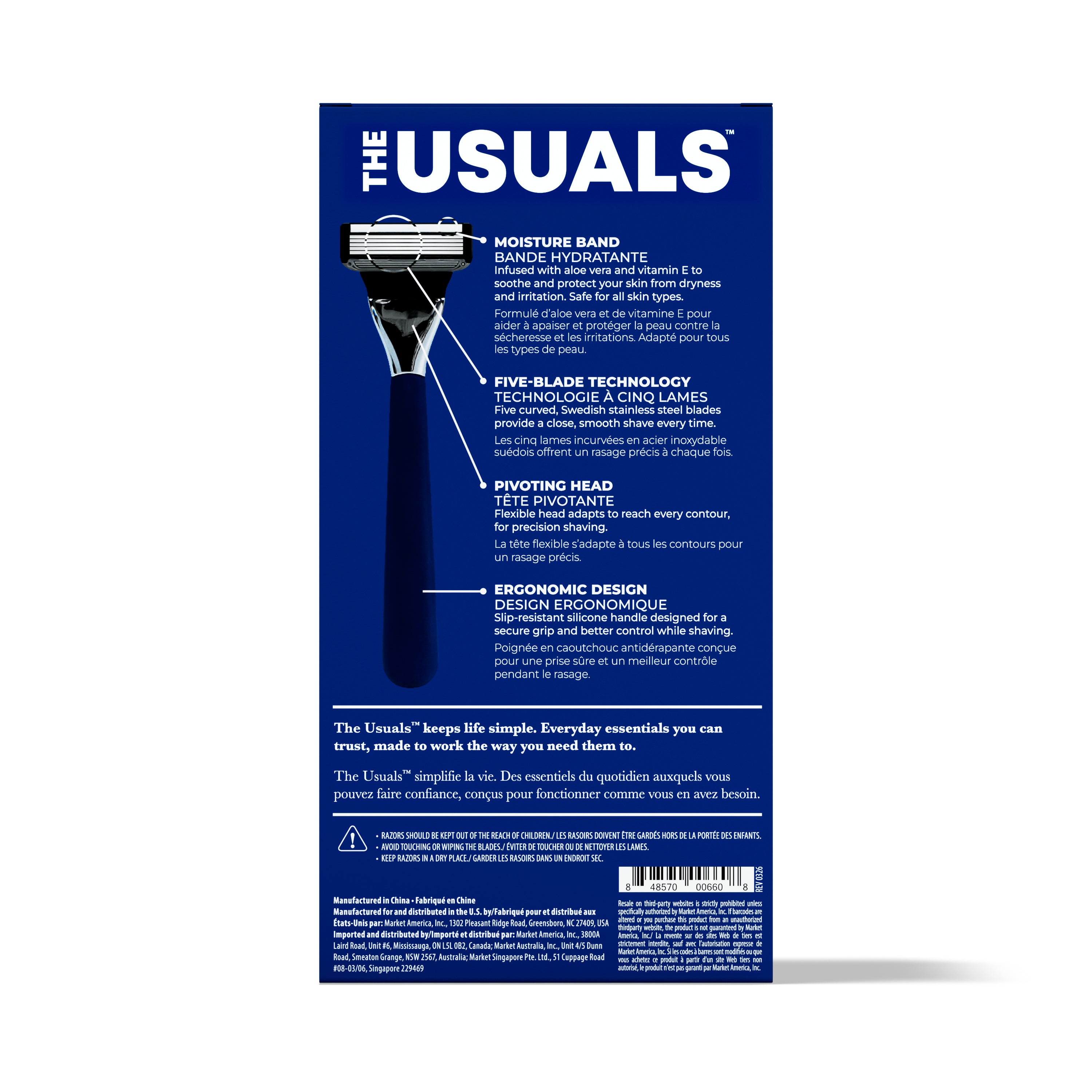 The Usuals™ Performance Razor Shaving System