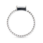 ADRIENNE - Spiraled Baguette Ring