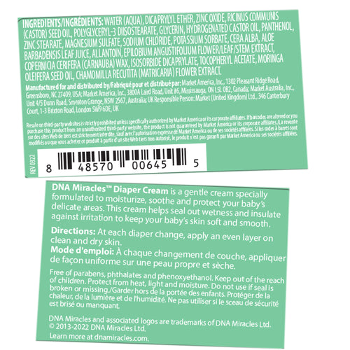 DNA Miracles® Diaper Cream