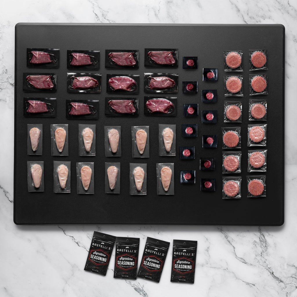 Rastelli's Burger, Steak and Chicken Grilling Bundle Pack