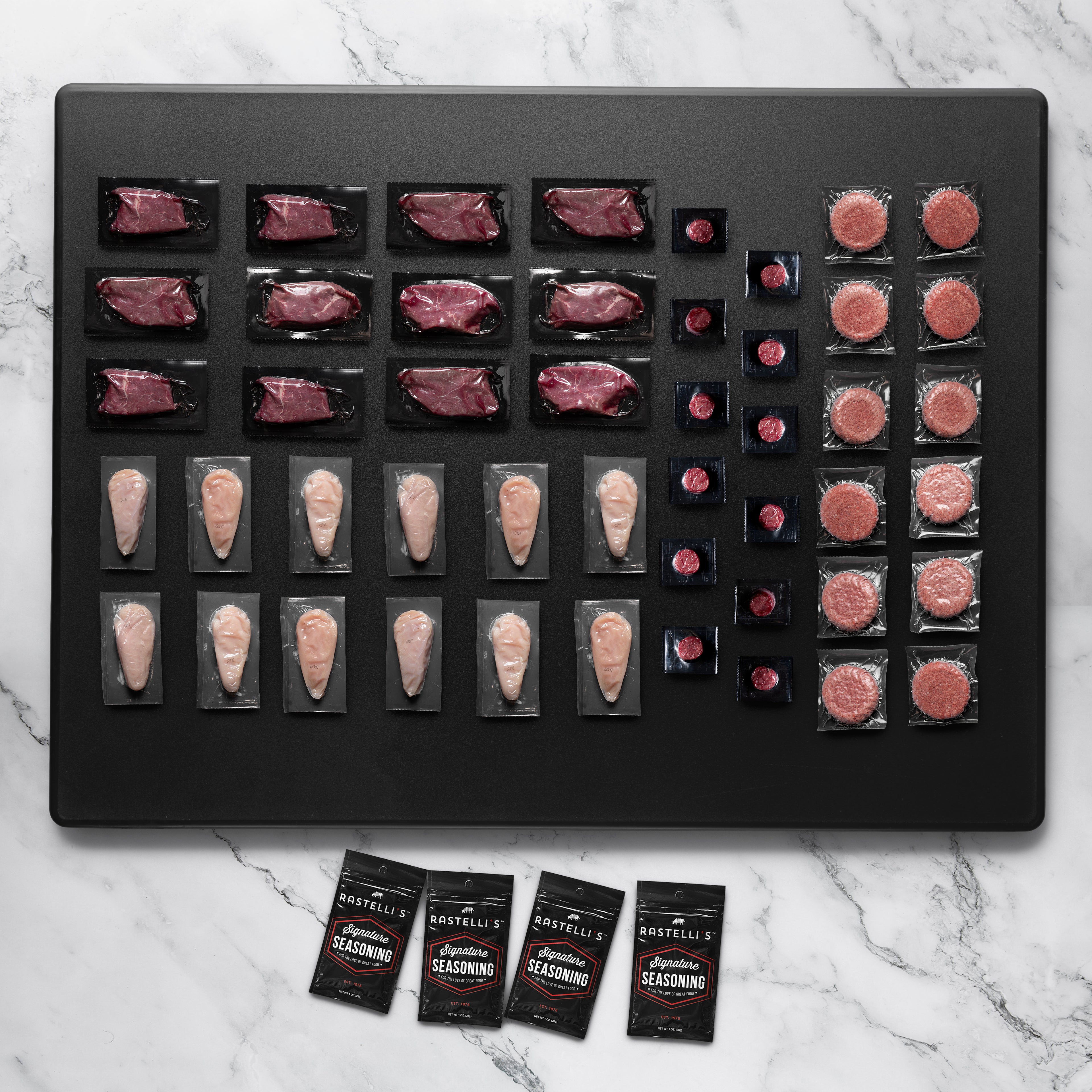 Rastelli's Burger, Steak and Chicken Grilling Bundle Pack