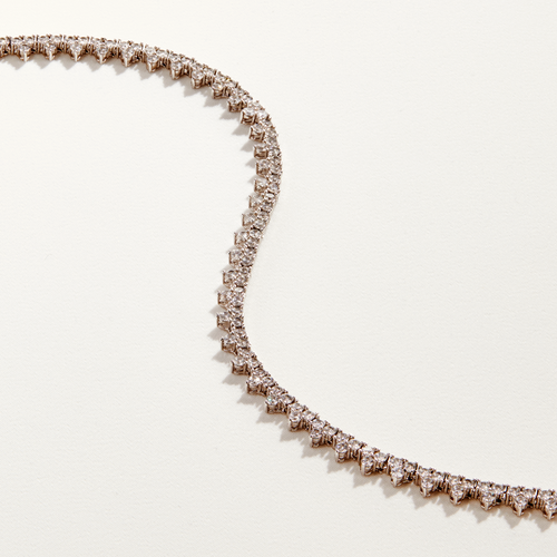 CHARLOTTE – Cluster Tennis Necklace