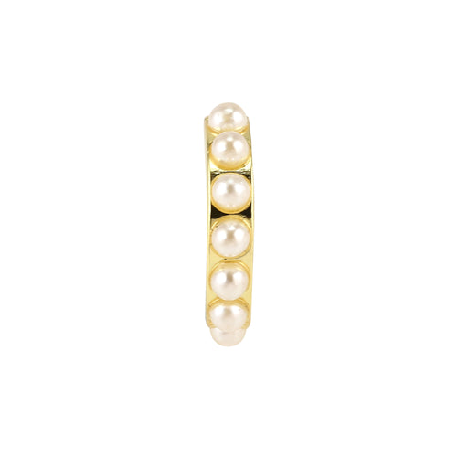 AVIVA – Glass Pearl Ear Cuff