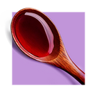 image of a spoon with red wine in it