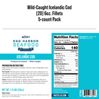Rastelli's Wild-Caught Icelandic Cod Fillets