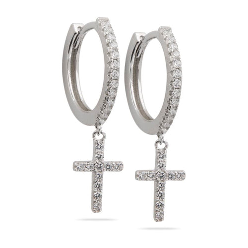 BRANDI - Cross Huggie Earring (SPECIAL)