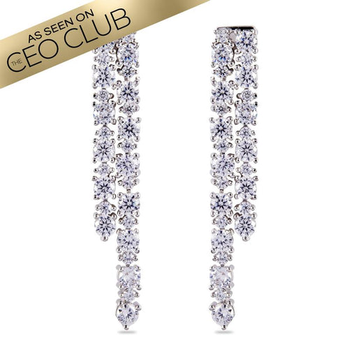 QUINN – Double Strand Earrings