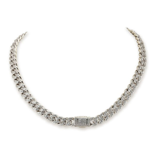 SELENA – Pave Cuban Link Chain