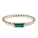 ADRIENNE - Spiraled Baguette Ring