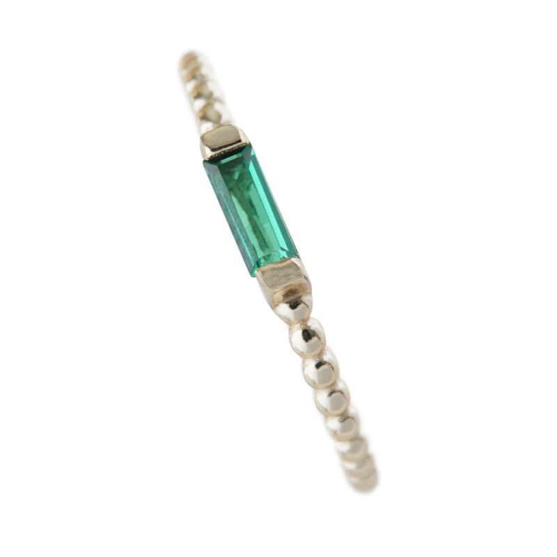 ADRIENNE - Spiraled Baguette Ring