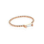 ADRIENNE - Spiraled Baguette Ring