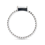 ADRIENNE - Spiraled Baguette Ring