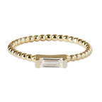 ADRIENNE - Spiraled Baguette Ring