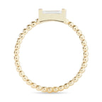 ADRIENNE - Spiraled Baguette Ring