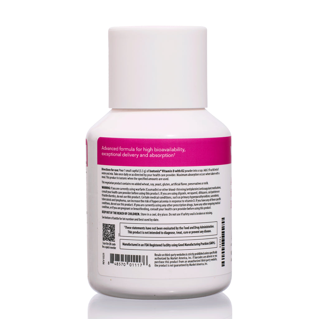Isotonix®維生素D（含維生素K2）粉末