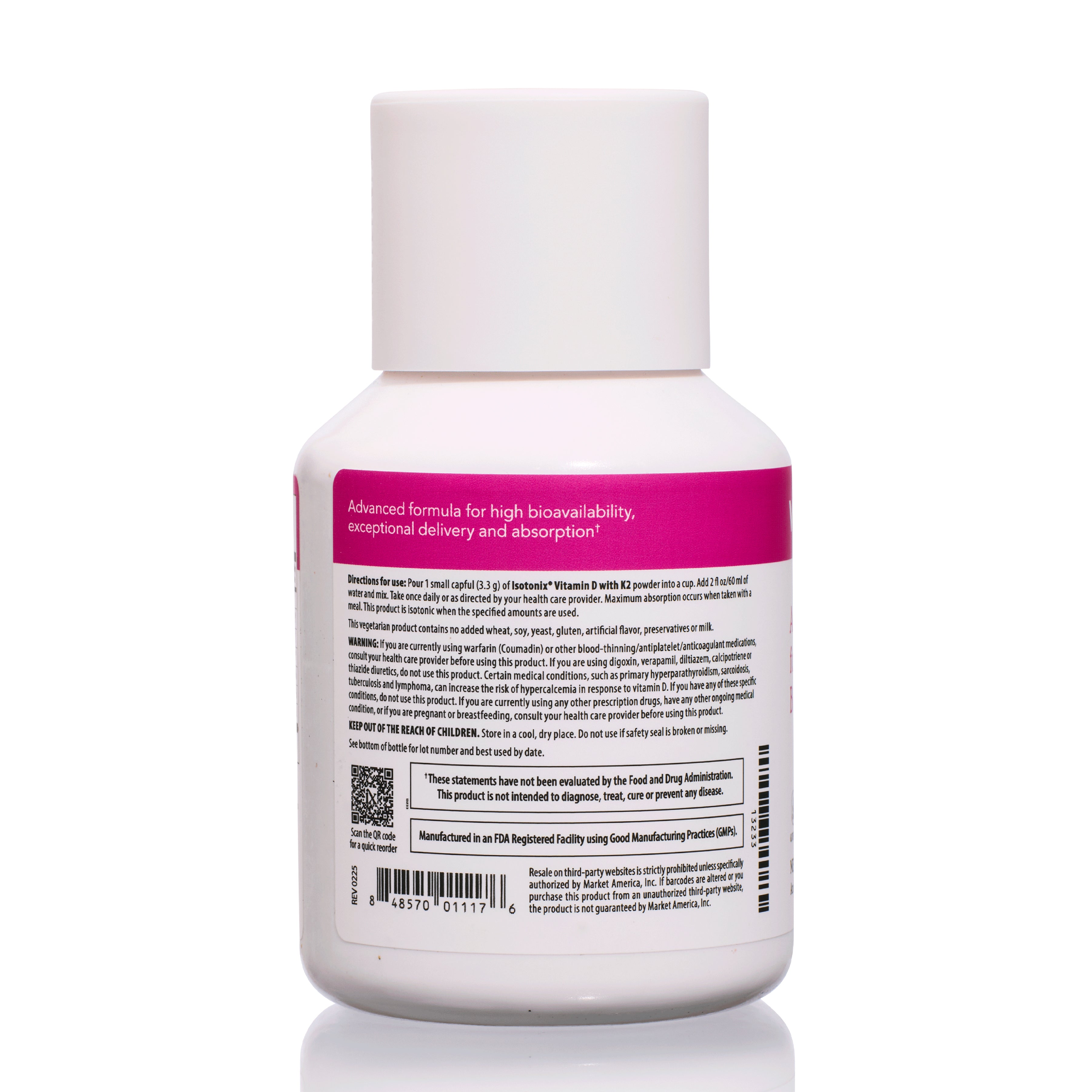 Isotonix®維生素D（含維生素K2）粉末