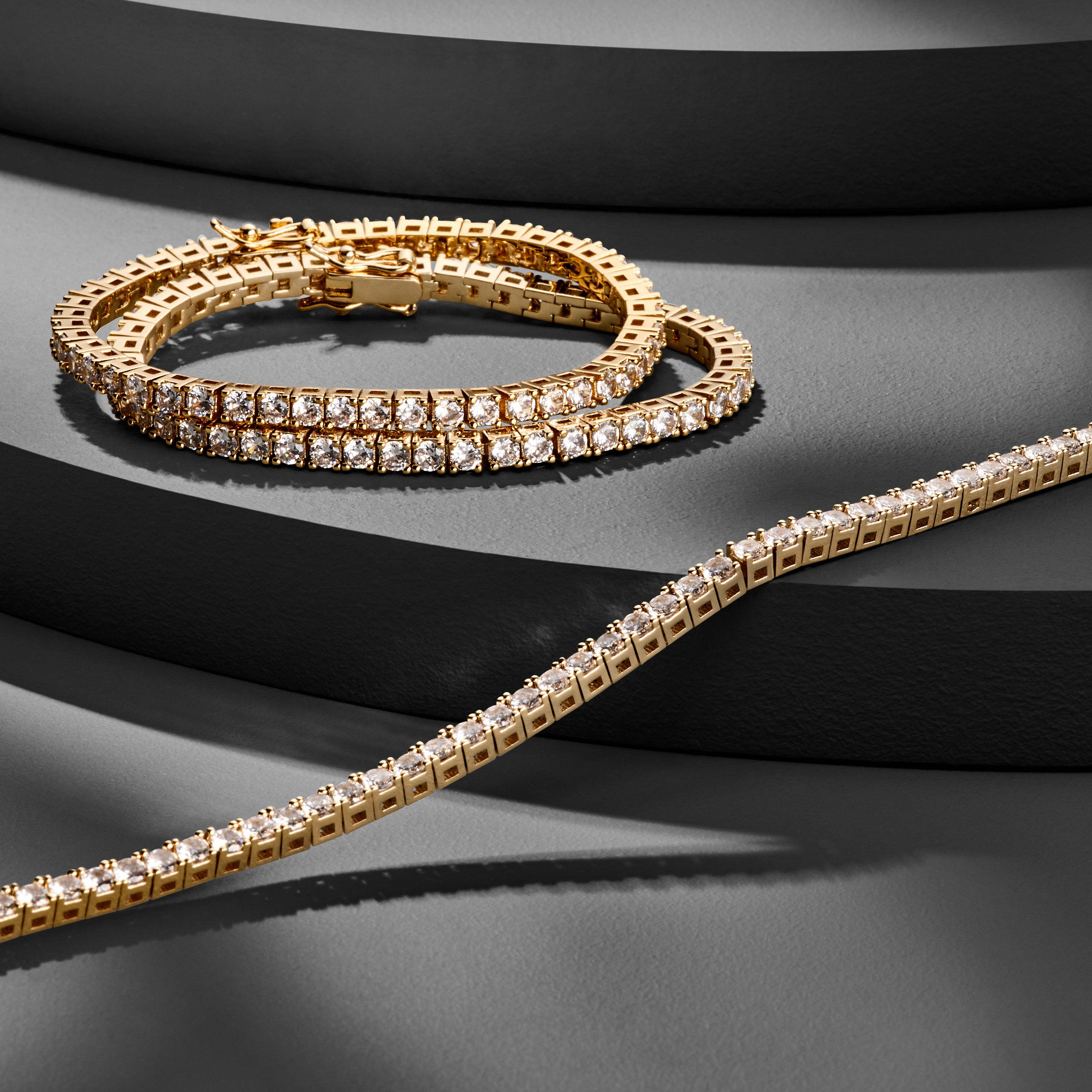 CANDICE - Simulated Diamond Tennis Bracelet