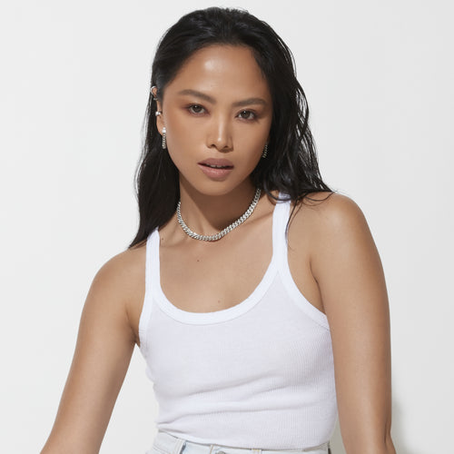 SELENA – Pave Cuban Link Chain