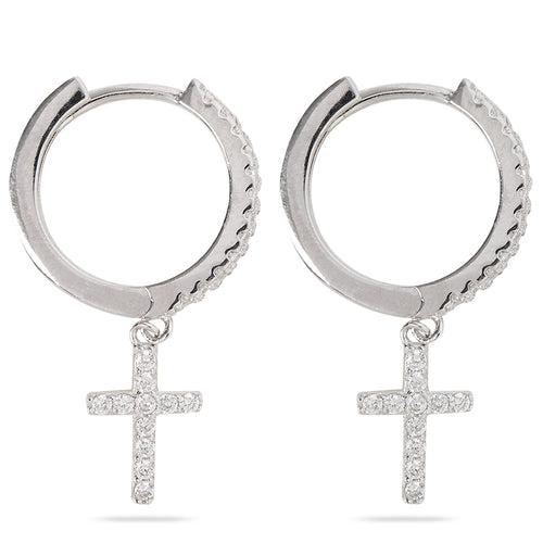 BRANDI - Cross Huggie Earring (SPECIAL)