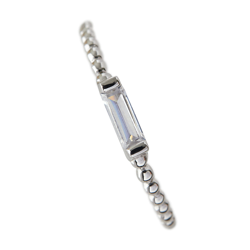 ADRIENNE - Spiraled Baguette Ring