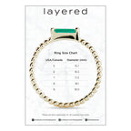ADRIENNE - Spiraled Baguette Ring