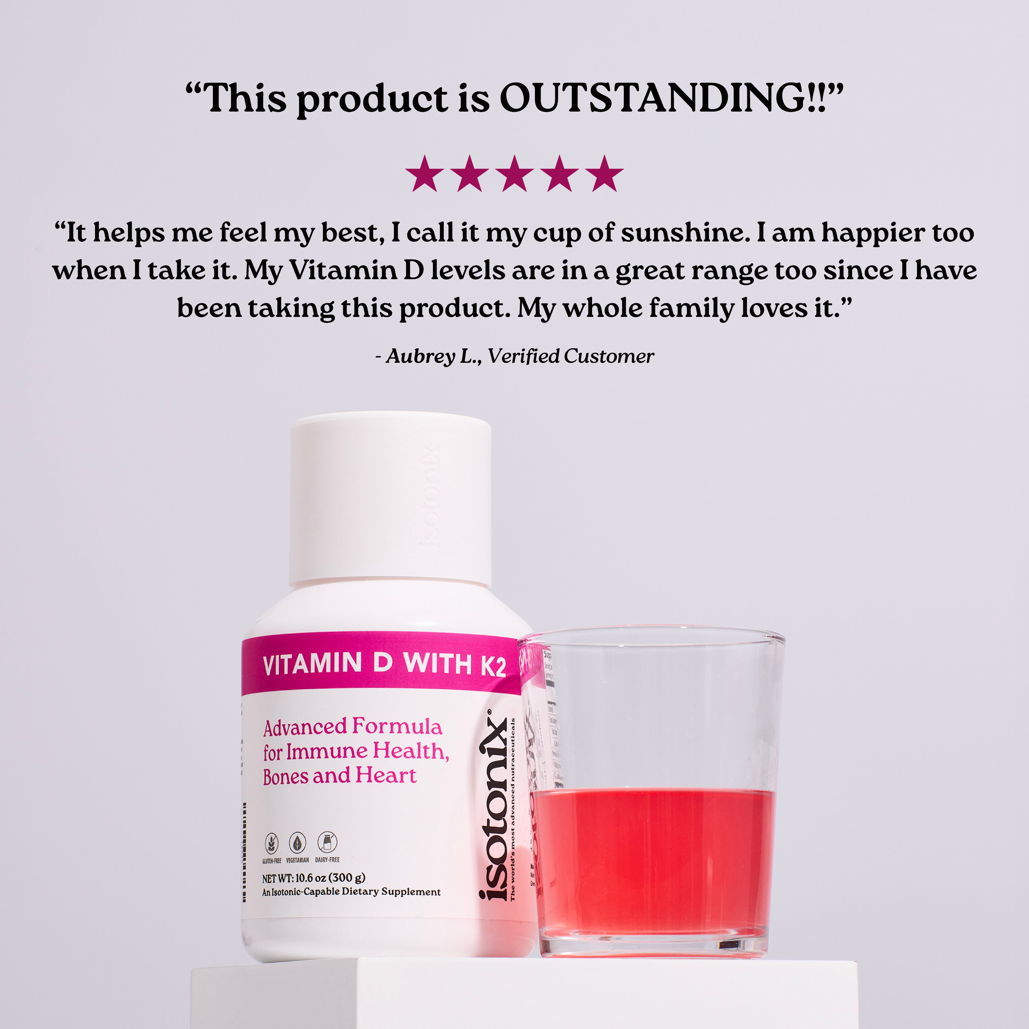 Isotonix®維生素D（含維生素K2）粉末
