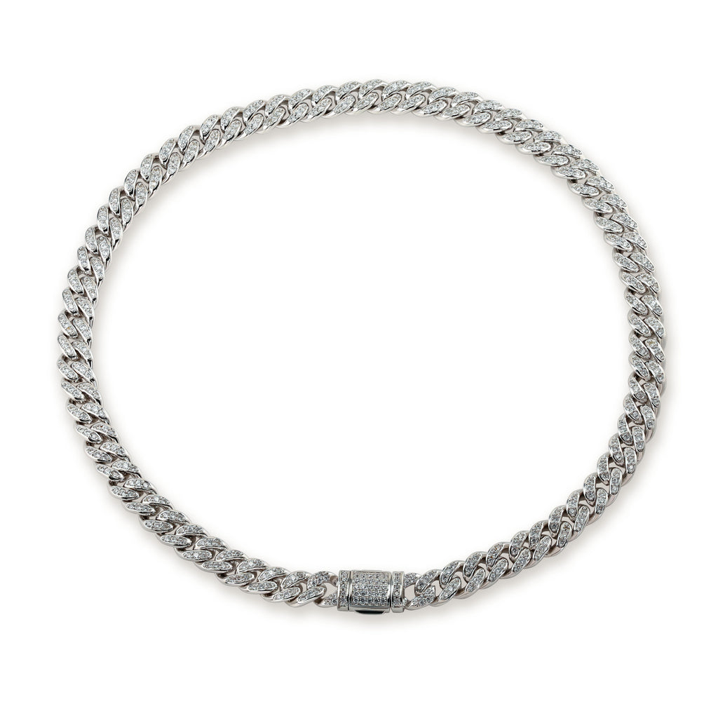 SELENA – Pave Cuban Link Chain