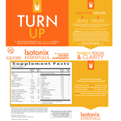 Isotonix Essentials® Turn Up