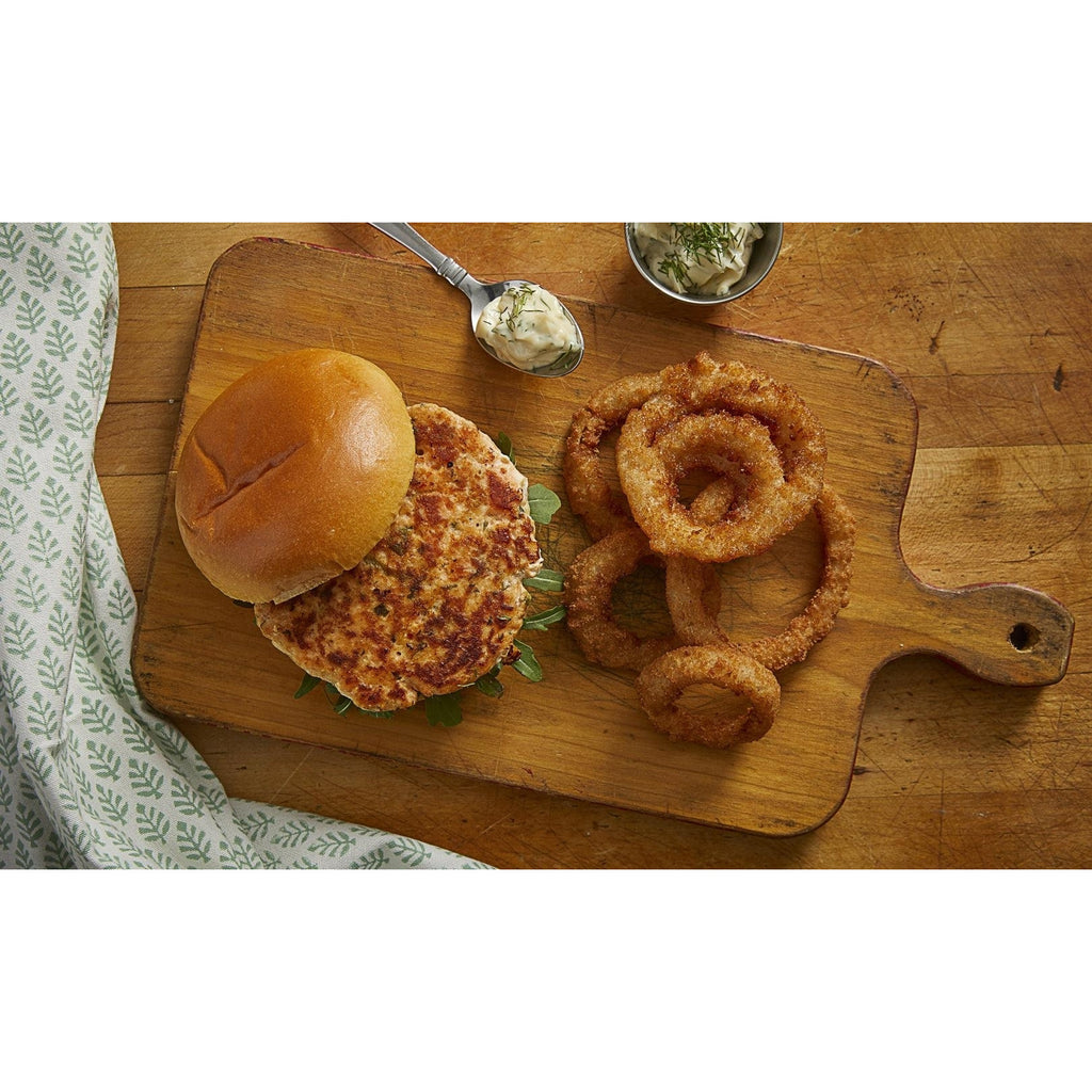 Rastelli's Sustainable Faroe Island Salmon Burgers (Pack of 24 - 4 oz burgers)